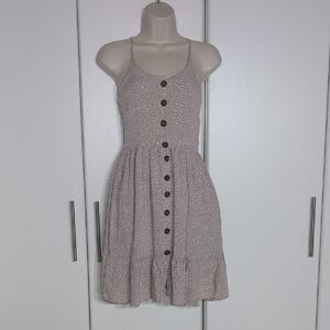 Japna Spaghetti Strap Mini Dress in Gray